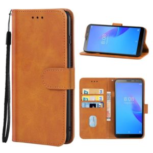 For Huawei Y5 Lite 2018 Leather Phone Case(Brown) (OEM)