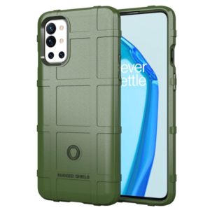For OnePlus 9R Shockproof Shield Full Coverage Silicone Case(Green) (OEM)