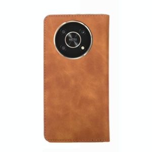For Honor X30 Skin Feel Magnetic Horizontal Flip Leather Phone Case(Light Brown) (OEM)