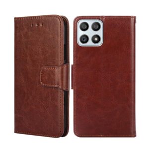 For Honor X30i Crystal Texture Leather Phone Case(Brown) (OEM)
