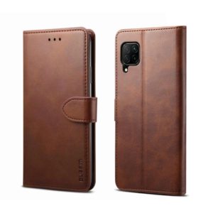 For Huawei P40 Lite/Nova 6 SE/7i GUSSIM Business Style Horizontal Flip Leather Case with Holder & Card Slots & Wallet(Brown) (GUSSIM) (OEM)