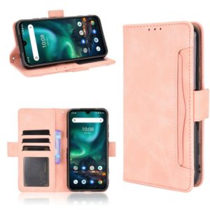 For UMIDIGI Bison GT Skin Feel Calf Pattern Horizontal Flip Leather Case with Holder & Card Slots & Photo Frame(Pink) (OEM)