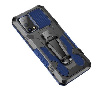 For OPPO A74 4G Armor Warrior Shockproof PC + TPU Protective Case(Blue) (OEM)