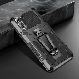 For Motorola One Fusion Armor Warrior Shockproof PC + TPU Protective Case(Black) (OEM)