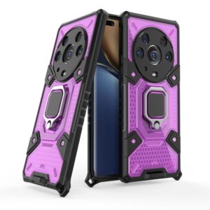 For Honor Magic3 Pro Space PC + TPU Ring Holder Protective Case(Purple) (OEM)