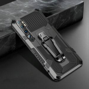 For Xiaomi Mi Note 10 Pro Machine Armor Warrior Shockproof PC + TPU Protective Case(Black) (OEM)