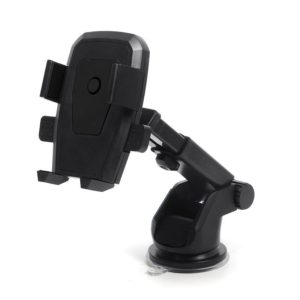Car Telescopic Rod Automatic Lock Mobile Phone Bracket(A Black) (OEM)