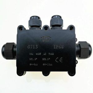 G713 IP68 Waterproof Four-way Junction Box for Protecting Circuit Board (OEM)