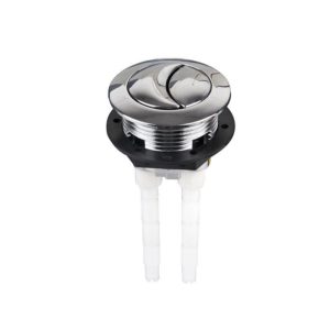 Toilet Tank Stainless Steel Spring Single and Double Buttons, Spec: 2 Buttons 38mm (OEM)