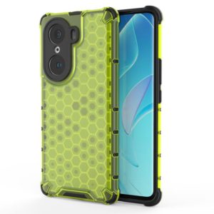 For Honor 60 Pro Honeycomb PC + TPU Phone Case(Green) (OEM)