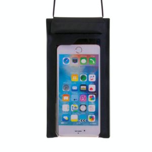 FT2088 Mobile Phone Waterproof Transparent Seal Bag Swimming TPU Mobile Phone Waterproof Case(Black) (OEM)