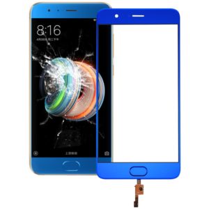 Front Screen Outer Glass Lens Support Fingerprint Identification for Xiaomi Mi Note 3(Blue) (OEM)