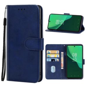 Leather Phone Case For Infinix Hot 11s(Blue) (OEM)
