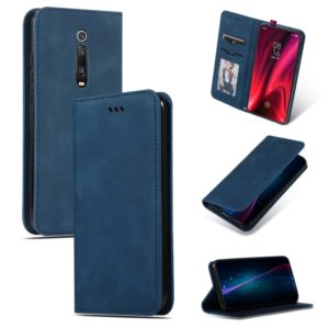 Retro Skin Feel Business Magnetic Horizontal Flip Leather Case for Xiaomi Mi 9T / Mi 9T Pro / Redmi K20 / K20 Pro(Navy Blue) (OEM)