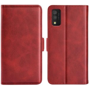 For TCL 30T Dual-side Magnetic Buckle Leather Phone Case(Red) (OEM)