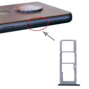 SIM Card Tray + SIM Card Tray + Micro SD Card Tray for Nokia 7.2 / 6.2 TA-1196 TA-1198 TA-1200 TA-1187 TA-1201(Silver) (OEM)