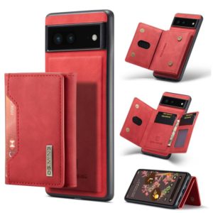 For Google Pixel 7 5G DG.MING M2 Series 3-Fold Multi Card Bag Phone Case(Red) (DG.MING) (OEM)