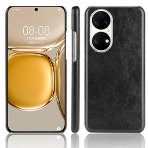 For Huawei P50 Shockproof Litchi Texture PC + PU Case(Black) (OEM)