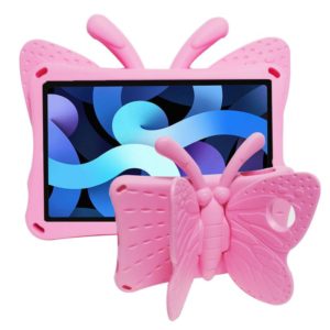 For Galaxy Tab A 10.9 2019 T510 / T515 Butterfly Bracket Style EVA Children Falling Proof Cover Protective Case(Pink) (OEM)