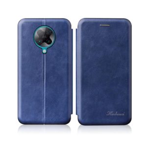 For Xiaomi Redmi K30 Pro / Redmi K30 Pro Zoom Poco F2 Pro Integrated Electricity Pressing Retro Texture Magnetic TPU+PU Leather Case with Card Slot & Holder(Blue) (OEM)