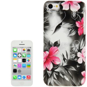 Palace Flower Pattern Skinning Plastic Case for iPhone 5C(Grey) (OEM)