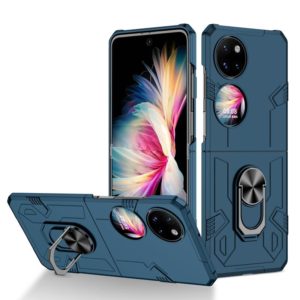 For Huawei P50 Pocket Matte UV Shockproof Phone Case(Dark Blue) (OEM)
