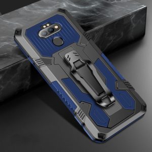 For LG Aristo 5 Pro Machine Armor Warrior Shockproof PC + TPU Protective Case(Royal Blue) (OEM)
