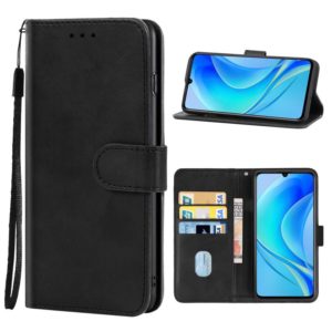 For Huawei nova Y70 Leather Phone Case(Black) (OEM)