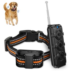 Electronic Dog Trainer Rechargeable Pet Remote Control Bark Stopper, Specification: 1 Drag 1 Orange (OEM)