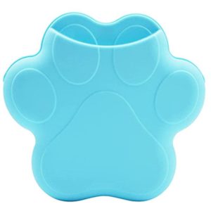 Portable Silicone Pet Feeding Bag Pet Training Waist Bag Pet Snack Bag(Blue) (OEM)