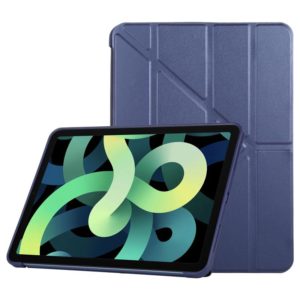 TPU Horizontal Deformation Flip Leather Case with Holder For iPad Air 2022 / 2020 10.9(Navy Blue) (OEM)