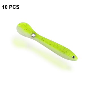 10 PCS Luya Bait Loach Bionic Bait Fishing Supplies, Specification: 6g / 10cm(Yellow) (OEM)