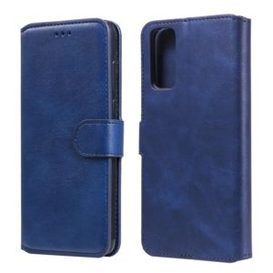 For vivo Y20 / Y20i Classic Calf Texture PU + TPU Horizontal Flip Leather Case, with Holder & Card Slots & Wallet(Blue) (OEM)
