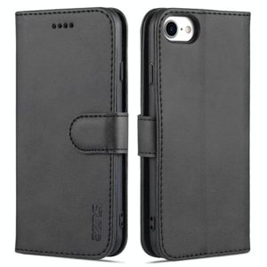 AZNS Skin Feel Calf Texture Horizontal Flip Leather Case with Card Slots & Holder & Wallet For iPhone 6(Black) (AZNS) (OEM)