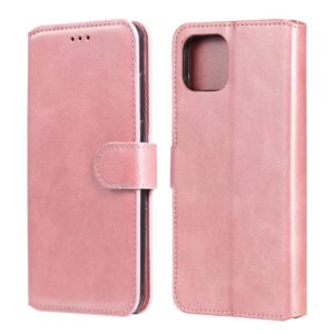 For OPPO A92s Classic Calf Texture PU + TPU Horizontal Flip Leather Case, with Holder & Card Slots & Wallet(Rose Gold) (OEM)