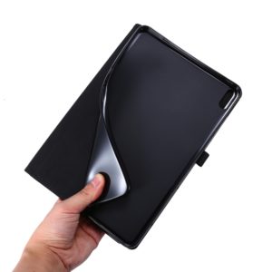 For Huawei Matepad Pro 10.8 Fabric + TPU Flat Protective case With Name Card Clip(Black) (OEM)