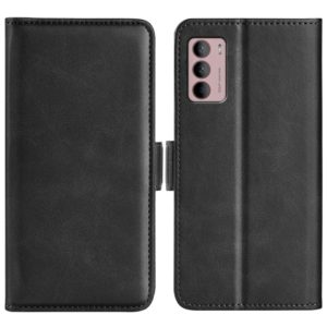 For Motorola Moto G42 Dual-side Magnetic Buckle Leather Phone Case(Black) (OEM)