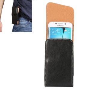 For iPhone X & Galaxy S7 / S6 / G920 & S5 / G900 & S4 / i9500 & Grand DUOS / I9082 5.2 Inch Universal Lambskin Texture Vertical Flip Leather Case / Waist Bag with Rotatable Back Splint (OEM)