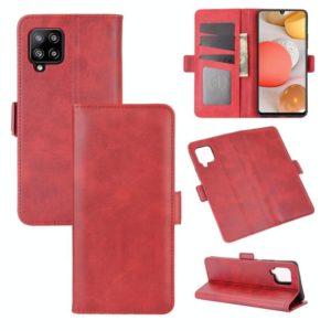 For Samsung Galaxy A42 5G Dual-side Magnetic Buckle Horizontal Flip Leather Case with Holder & Card Slots & Wallet(Red) (OEM)