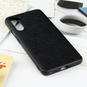 Hella Cross Texture Genuine Leather Protective Case For Huawei Mate 4 Lite / Maimang 9(Black) (OEM)