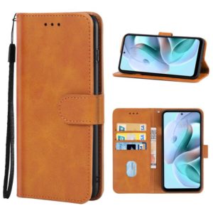 For Motorola Moto G41 Leather Phone Case(Brown) (OEM)