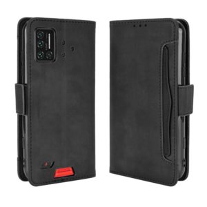 For UMIDIGI Bison Wallet Style Skin Feel Calf Pattern Leather Case with Separate Card Slot(Black) (OEM)