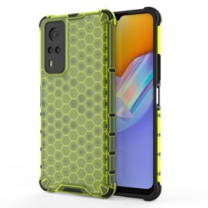 For vivo Y51 (2020 Indian Version) Shockproof Honeycomb PC + TPU Case(Green) (OEM)