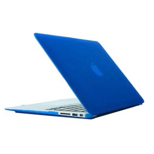 For MacBook Air 13.3 inch A1466 2012-2017 / A1369 2010-2012 Laptop Frosted Hard Plastic Protective Case(Blue) (OEM)