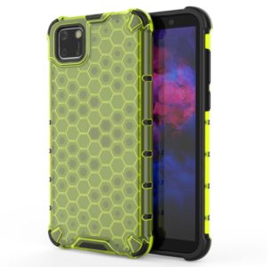 For Huawei Y5P Shockproof Honeycomb PC + TPU Case(Green) (OEM)
