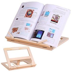 Wooden Frame Book Reading Bookshelf Bracket Support Tablet PC Music Stand Drawing Easel (OEM)