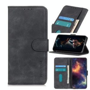 For iPhone 11 Retro Texture PU + TPU Horizontal Flip Leather Case with Holder & Card Slots & Wallet(Black) (OEM)