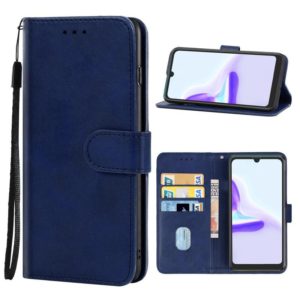 Leather Phone Case For Blackview A50(Blue) (OEM)