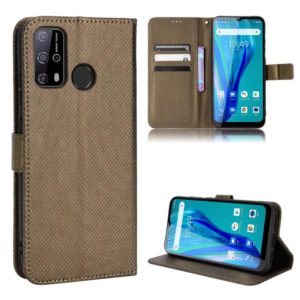 For Oukitel C23 Pro Diamond Texture Leather Phone Case(Brown) (OEM)