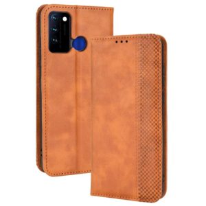 For BLU G71 Magnetic Buckle Retro Crazy Horse Leather Phone Case(Brown) (OEM)